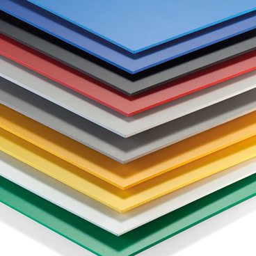 KÖMMERLING KömaTex Foamed Sheets made of PVC Colours